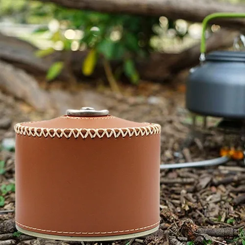 Vista 2 de Cubierta del recipiente de gas, Protector de la cubierta del recipiente de combustible, Caso protector de tanque de gas de camping de cocina, Bolsa