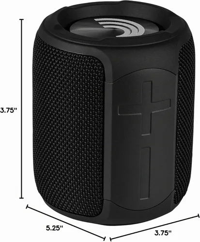 Vista 7 de Dayton Audio Altavoz Bluetooth portátil Boost, IPX5 resistente al agua, Bluetooth 5.0, duradero, uso interior/exterior..