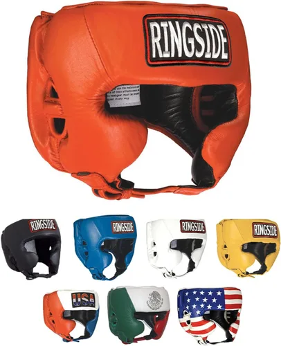 Vista 13 de Ringside, Muay Thai, MMA, casco con protección para enfrentamiento de boxeo con laterales