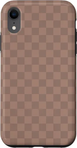 Vista 25 de Chic Brown Checkered Checkerboard Pattern Trendy Case for iPhone 16