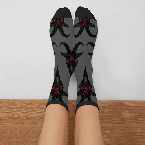 Vista 3 de Mouxue Calcetines locos del tubo del equipo de la novedad divertida, calcetines casuales del vestido de las mujeres de los hombres