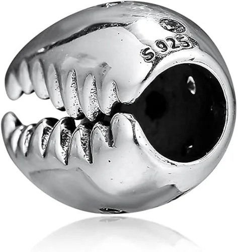 Vista 4 de Pandora 925 Sterling Silver Pendant Diy Sterling Silver Sparkling Coffee Bean Shell Charms Fits Original Pandora Bracelet Women Beads Jewelry Gifts