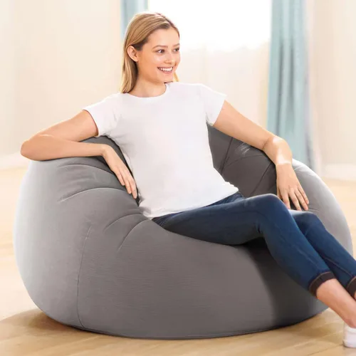 Vista 2 de Intex Bolsa silla inflable, 42" x 41" x 27," Beige