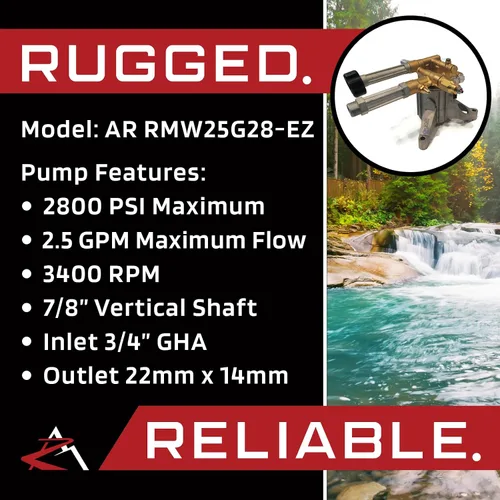 Vista 6 de Bomba de agua mejorada para lavadora a presión de potencia de 2800 PSI Troy-Bilt 020489 020489-0 -1 Supplier_id_theropshop, UGEIO150261891569962
