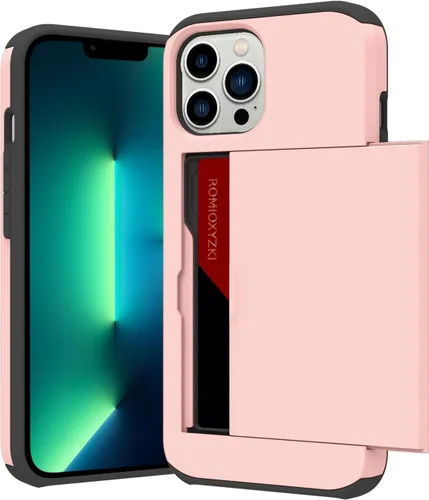 Vista 38 de ZIYE Funda tipo cartera para iPhone 16 Plus con tarjetero, antiarañazos de doble capa con bolsillo oculto, funda a prueba de golpes compatible