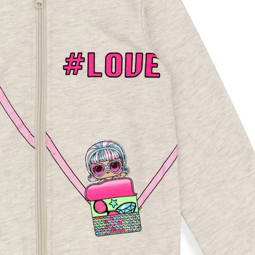 Vista 5 de LOL Surprise Conjunto de 3 piezas para niños leggings con capucha de rizo francés