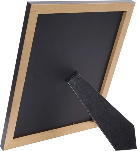 Vista 5 de Creative Picture Frames [8x12bk-b] Marco de cómic para coleccionistas con alfombrilla negra, inserto para cómic de 6.6 x 10.1 pulgadas con soporte