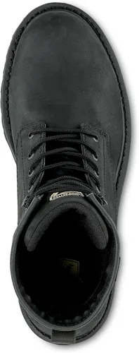 Vista 4 de Irish Setter Mesabi - Botas de trabajo con punta de acero para hombre de 8 Negro