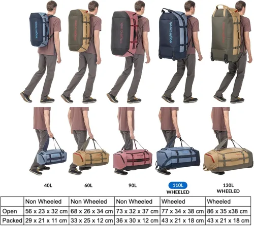 Vista 7 de Eagle Creek Cargo Hauler - Bolsa de lona (40 litros), color carbón