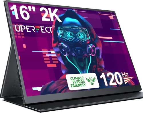 Vista 13 de UPERFECT Monitor portátil OLED con pantalla táctil de 14 pulgadas, 3K 2880 x 1800 120Hz Monitor portátil para juegos de 0.1 ms, 500 liendres