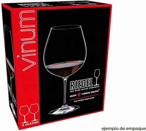 Vista 6 de Riedel Vinum Pinot Noir - Juego de 2 copas de vino, aptas para lavavajillas, 6416/07
