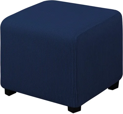 Vista 77 de Easy-Going Funda Elástica para Otomana Taburete de Almacenamiento Plegable Protector de Muebles Funda Rectangular Suave con Parte Inferior Elástica