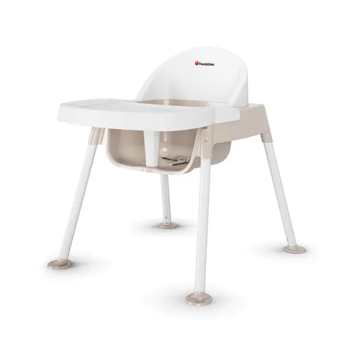 Vista 12 de Foundations Secure Sitter - Silla de alimentación de 7 pulgadas, pies estables "sin punta", arnés ajustable de 3 puntos, bandeja extraíble, fácil