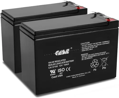 Vista 9 de Casil Batería recargable de ciclo profundo sellada AGM de 12V 0.8Ah para CP1208 DJW12-0.8 LP12-0.8 NP0.8-12 PS-1208 SLA1000 UB1208 TP12-0.8