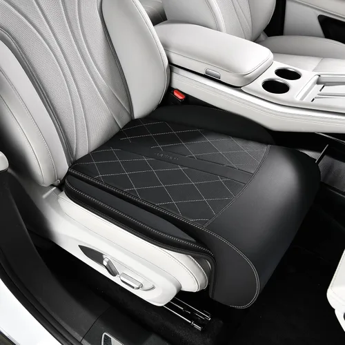 Vista 11 de Coverado Cojín de soporte extensor de patas de asiento de automóvil, cojín para asiento del conductor, soporte universal para patas de asiento