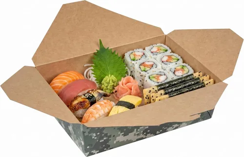 Vista 42 de Restaurantware Bio Tek - Cajas para llevar de 30 onzas, 200 loncheras para llevar, cierre de tabulación, resistentes al calor, desechables, de papel