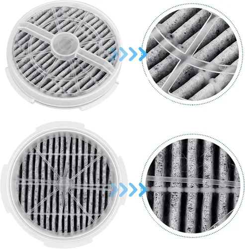 Vista 6 de Nispira Repuesto de filtro HEPA de carbón activado Para purificador de aire FridaBaby máquina de sonido, Meleden, RIGOGLIOSO GL-2103, JINPUS