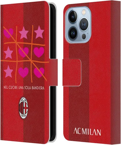 Vista 19 de Head Case Designs Officially Licensed AC Milan Dream Big Children Leather Wallet Case Compatible with Apple iPhone 11