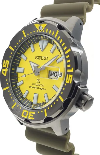 Vista 2 de SEIKO Prospex Monster Divers SRPF35K1 - Reloj automático chapado en gris de 6562ft Buceador