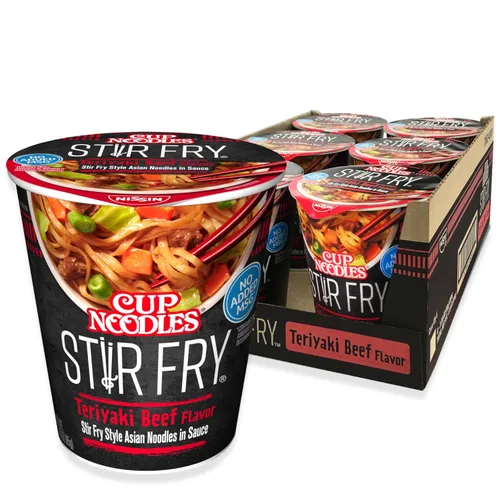 Vista 33 de Nissin Taza de fideos ramen con proteína, sabor a pollo picante con caldo de huesos, 16g de proteína, taza de 2.54 onzas (paquete de 6)