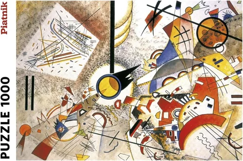 Vista 2 de Piatnik 00 5396 Kandinsky - bullicioso rompecabezas de aguamarina
