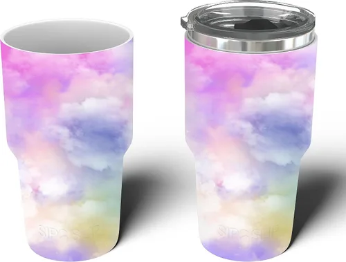 Vista 16 de Funda de silicona para vasos, compatible con vasos Yeti, RTIC, Ozark Trail, Magellan y más. Fundas aisladas personalizadas para enfriar latas