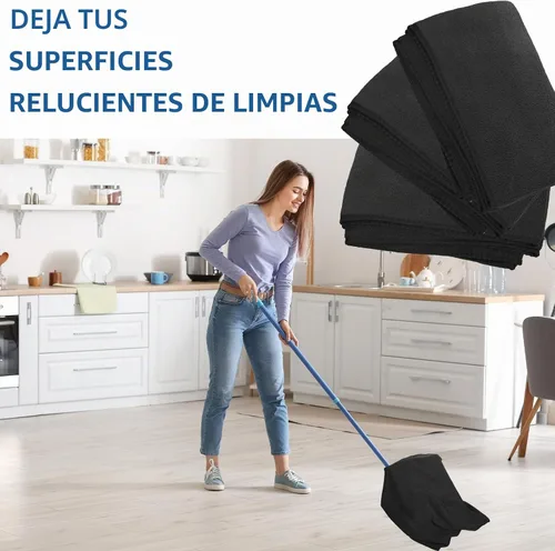 Vista 3 de Newwiee 3 paños de limpieza de microfibra extra grandes de 30 x 20 pulgadas, lavables y reutilizables, sin manchas, sin pelusas, para limpiar
