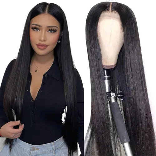 Vista 14 de Peluca negra Kinkycurly con borde 4C, cabello humano 4x4 HD encaje afro rizado cierre peluca para mujeres negras encaje precortado sin pegamento