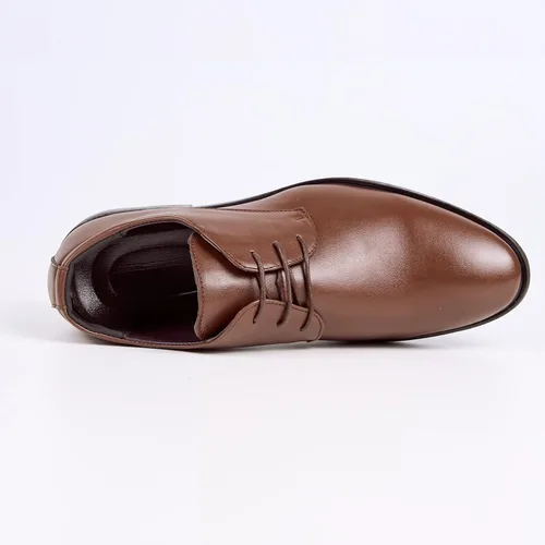 Vista 3 de Zapatos de vestir para hombre, modernos, clásicos, Oxford, formales, informales, negocios, boda, trabajo, con cordones, talla de EE. UU. 4-14