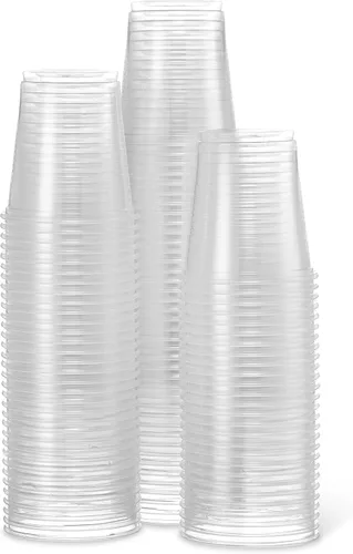 Vista 2 de Vasos plásticos descartables Settings de 3 onzas, Transparente