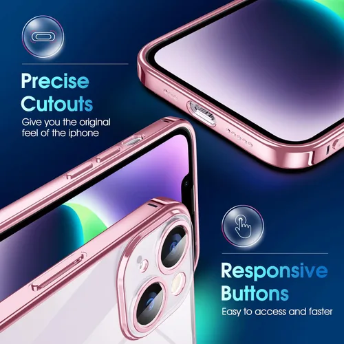Vista 648 de Supdeal Funda cristalina transparente para iPhone 11, [No se amarillea] [Protección de la cámara] [Probado contra caídas de grado militar] Funda