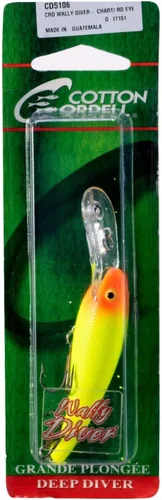 Vista 2 de Cotton Cordell Wally Diver Walleye Crankbait Señuelo de pesca