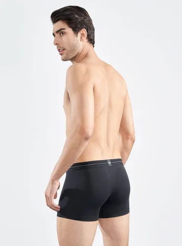 Vista 4 de DAVID ARCHY Calzoncillos bóxer para hombre, paquete de ropa interior sin costuras, bolsa de soporte suave sin bragueta