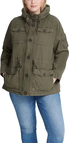 Vista 3 de Levi's Women's Lightweight Cotton Military Jacket (Standard & Plus Sizes)