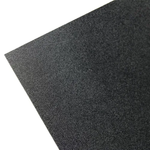 Vista 6 de Hoja de ABS - 0.118 pulgadas de grosor, color negro, 12 x 12 pulgadas nominal, paquete de 8