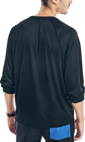 Vista 3 de Nautica Camiseta de manga larga hecha de forma sostenible para hombre