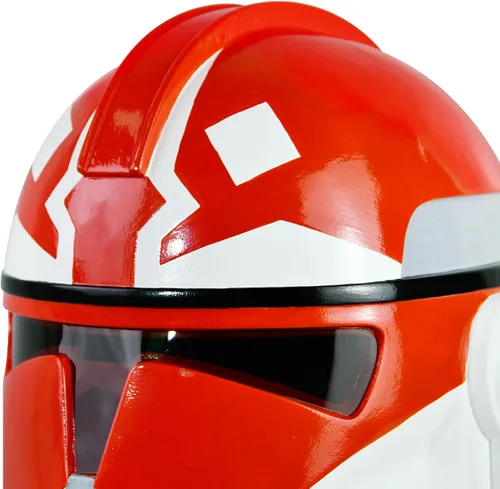 Vista 6 de Commander - Casco de resina para adulto, tamaño completo, máscara de clon de Halloween para cosplay, colección de accesorios