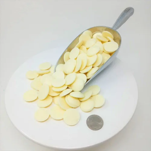 Vista 3 de Merckens Obleas para derretir revestimiento blanco chocolate 10 libras