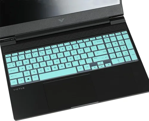 Vista 5 de Funda de silicona para teclado compatible con HP OMEN 16.1" 16t-u000 16-u0097nr Series, HP OMEN 16.1" 16t-wf000 16-wf0097nr 16z-xf000 16z-xd000