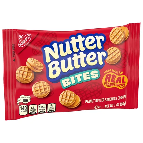 Vista 14 de OREO Mini galletas, Chips AHOY! Mini galletas, SOUR PATCH KIDS Candy & Nutter Butter Bites & Candy Bites & Candy Variety Pack, 32 paquetes