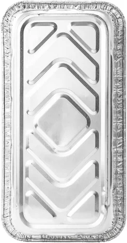 Vista 14 de Restaurantware Pastry Tek - Paneras de 8.5 x 4.3 pulgadas, 25 sartenes de aluminio listas para horno, 2 libras, congelables, de aluminio plateado