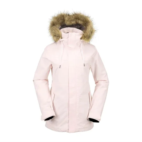 Vista 10 de Volcom Chaqueta con capucha para mujer, con aislamiento para snowboard, esquí, invierno Bálsamo S4