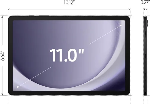 Vista 3 de Samsung Galaxy Tab A9+ 5G Tablet Android de 11 pulgadas y 64 GB, pantalla grande Wi-Fi (red móvil), chipset mejorado, batería de larga duración
