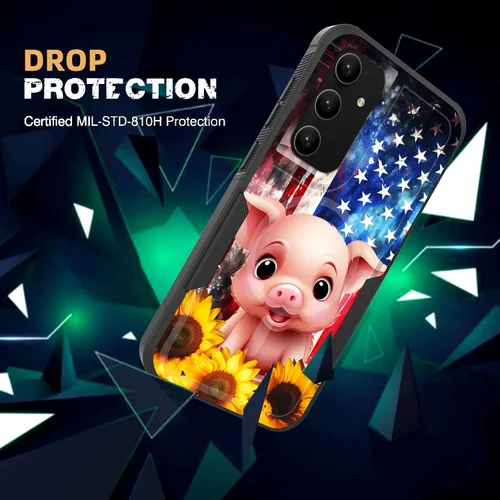 Vista 2 de Funda magnética para Galaxy A16 5G, [compatible con MagSafe] [protección contra caídas de grado militar] Funda resistente a prueba de golpes