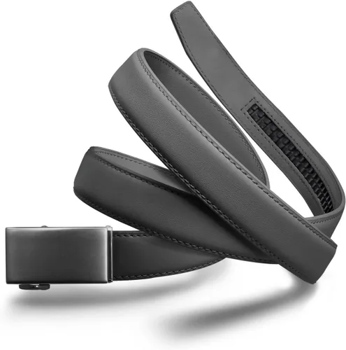 Vista 17 de Mission Belt Cinturón de trinquete de cuero para mujer, colección de cuero de 1.181 in oro/cuero negro