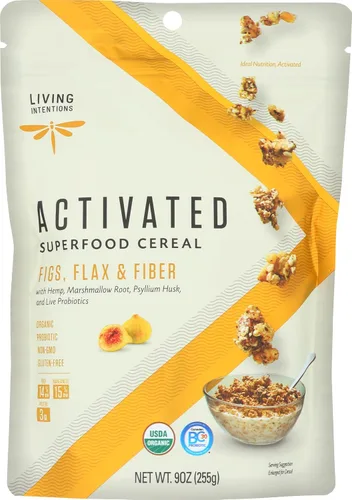 Vista 12 de Living Intentions cereal súper alimento, banana cáñamo, con Probióticos, 9 onzas