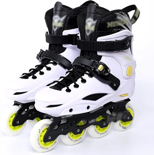 Vista 10 de DHAEY Patines en línea para principiantes profesionales para niños y niñas, 8 ruedas, patines para deportes al aire libre