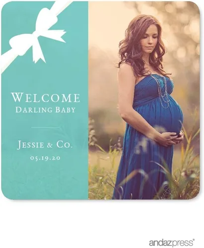 Vista 26 de Colección de Baby shower de Andaz Press Baby & Co., Banner Cards & Gifts, 1