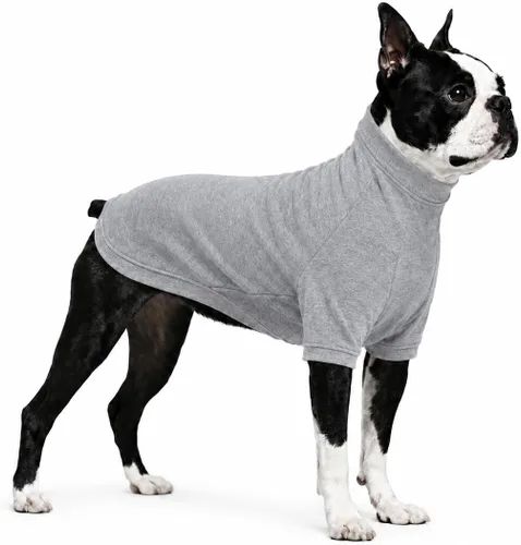 Vista 26 de Lovelonglong Sudadera para perro, otoño, invierno, clima frío, camisetas para perros pequeños, medianos y grandes, ropa de chihuahua, color negro, XS