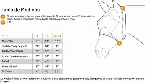 Vista 3 de Cashel Crusader - Máscara para moscas con hocico largo y orejas Gris